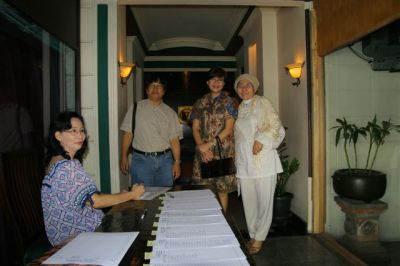 Registrasi per angk. + saweran
Cherry, BSR, Enny, Frida
