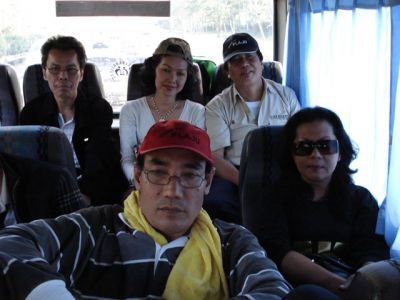 Suasana di dalam bus
