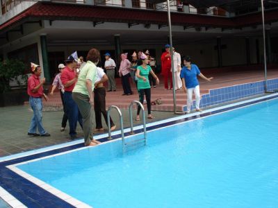 Nego dulu, nak dijeburken ato nyebur dewek...
