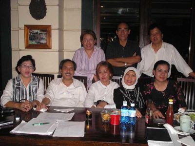 Rapat ke-2 di Kafe Safari
Ki-ka: Inge, Mario, Maryanti, Yanti, Ramli, Ernani, Gatot, Nuke
