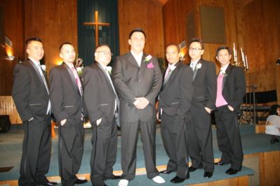 DI GEREJA
GROOM N THE GROOM'S MEN
