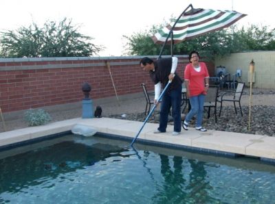 BEBERSIH SEBELUM BRANGKAT BALEK KE CALIFORNIA
