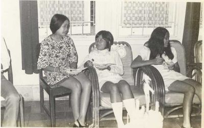 Haryati Setioko, Ainun, Elizabeth (Gopo).
