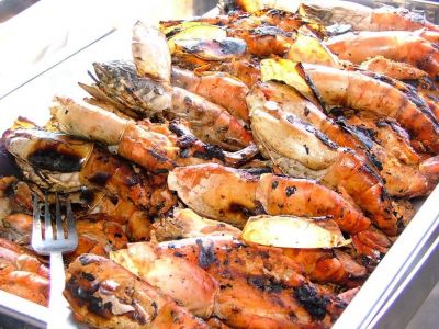 Musi Cruise - Lunch menu item
Siapo yang dak ngiler jingok udang bakar besak2 mak ini ??
