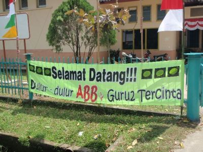 Welcome banner - Spanduk Selamat Datang

