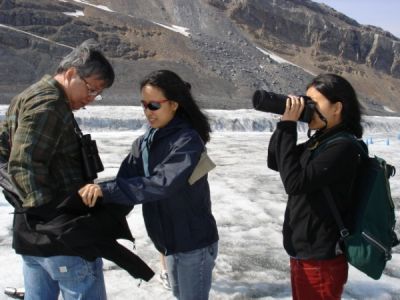 Di Columbia Icefield Glacier
