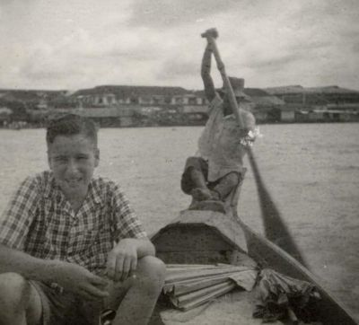 Bersampan di sungai Musi jadoel
