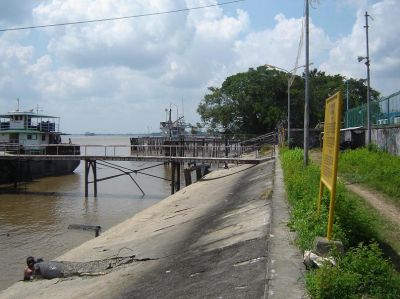 Pemandangan dibelakang zwembad Plaju
Dulu sering jadi tempat budak2 mancing
