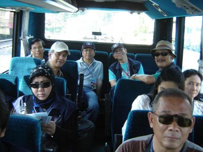 Bus Tour
Look at the camera guys !
