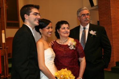 Risa, David dan Besan kami
